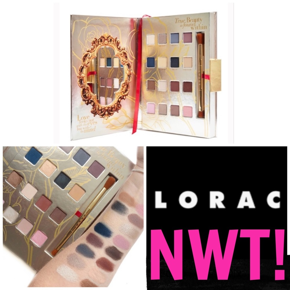 NWT! LORAC LIMITED EDITION BEAUTY & THE BEAST EYESHADOW PALLET - Picture 1 of 12